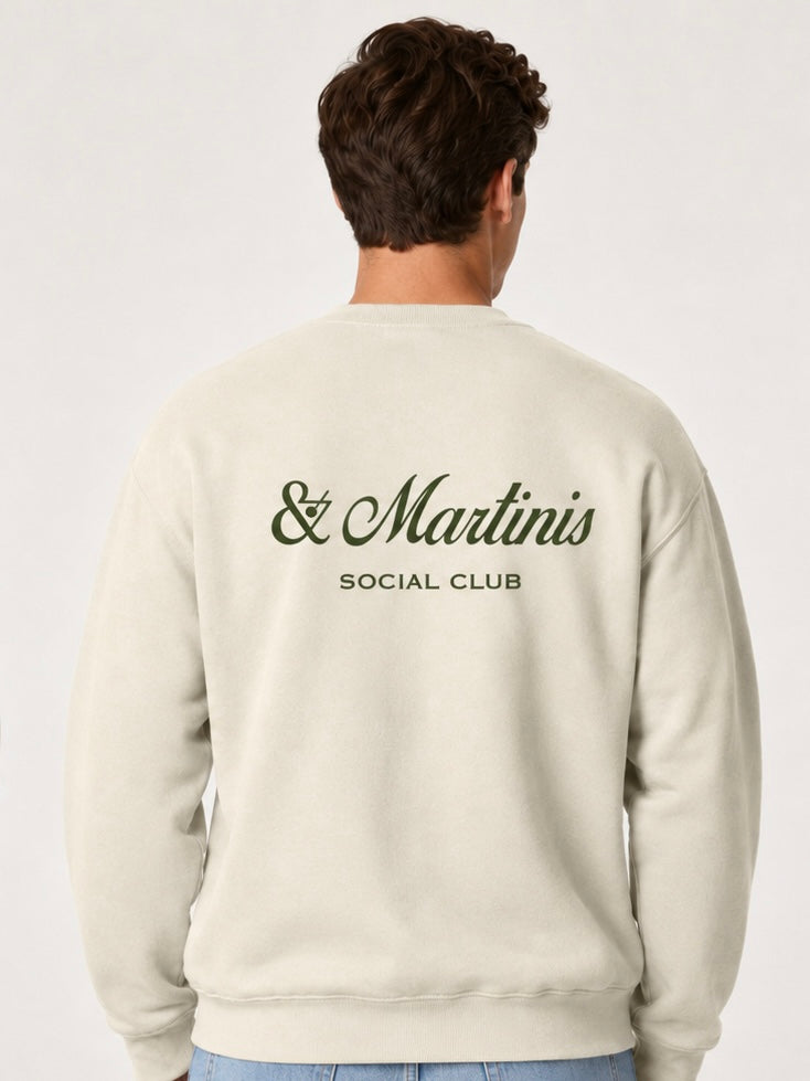 &Martinis Classic Crew Neck